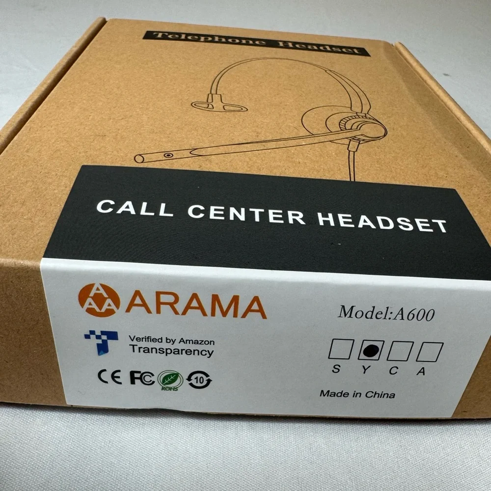 Telephone Wired Headset New